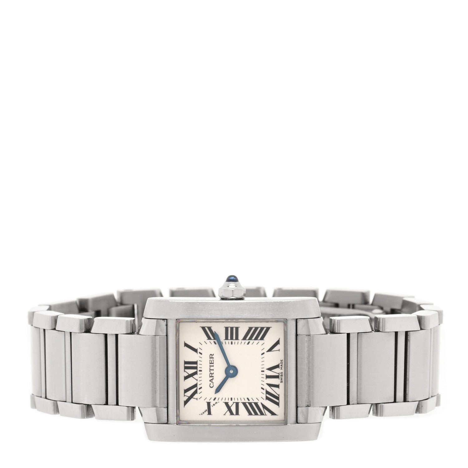 Cartier Stainless Steel 20mm Tank Francaise Quartz Watch 2 of 4