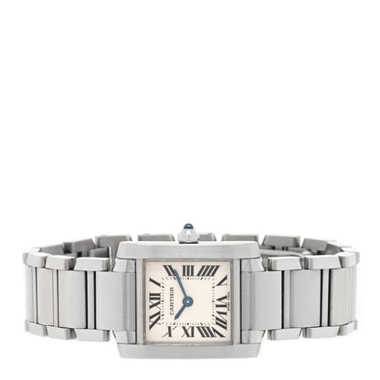 Cartier Stainless Steel 20mm Tank Francaise Quartz Watch 2 of 4