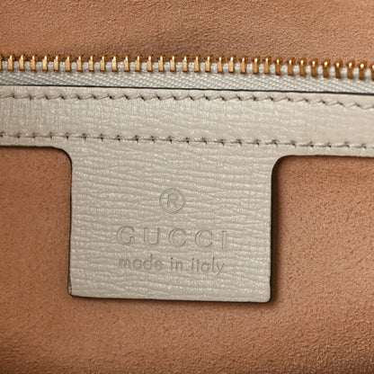 Gucci GG Supreme Monogram Small Horsebit 1955 Shoulder Bag Beige Mystic White 6 of 10