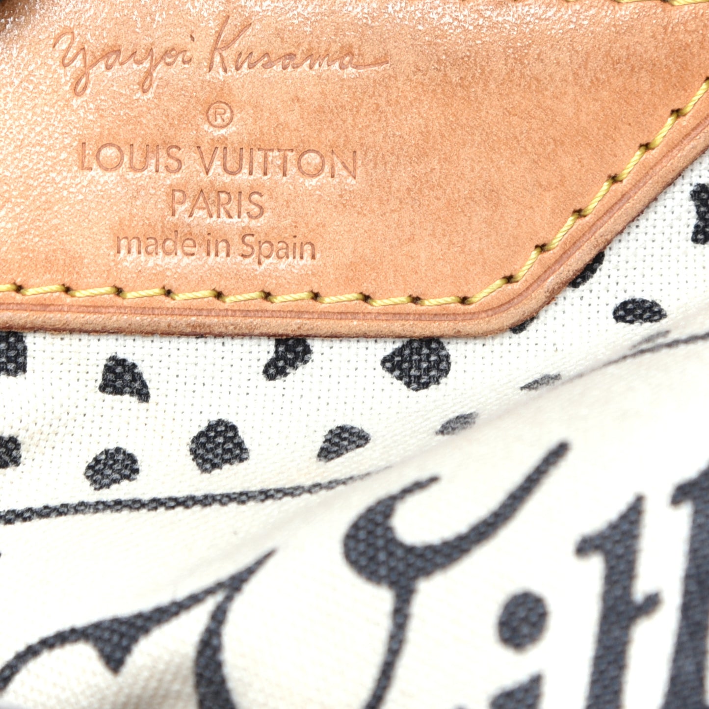 Monogram Kusama Waves Neverfull MM White