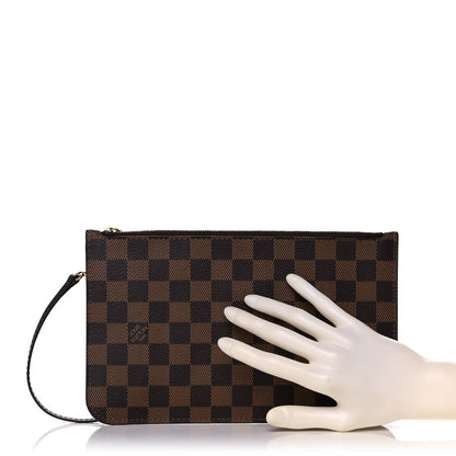 Louis Vuitton Damier Ebene Neverfull MM GM Pochette 2 of 5
