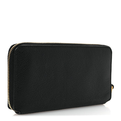 Chloe Grained Calfskin Marcie Long Zip Around Wallet Black 3 of 9