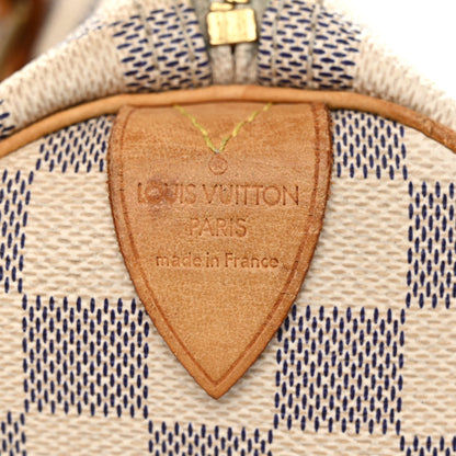Louis Vuitton Damier Azur Speedy 30 6 of 13