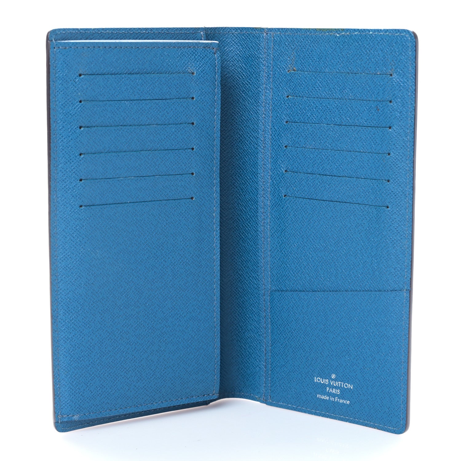 Louis Vuitton Epi Brazza Wallet Cyan 5 of 8
