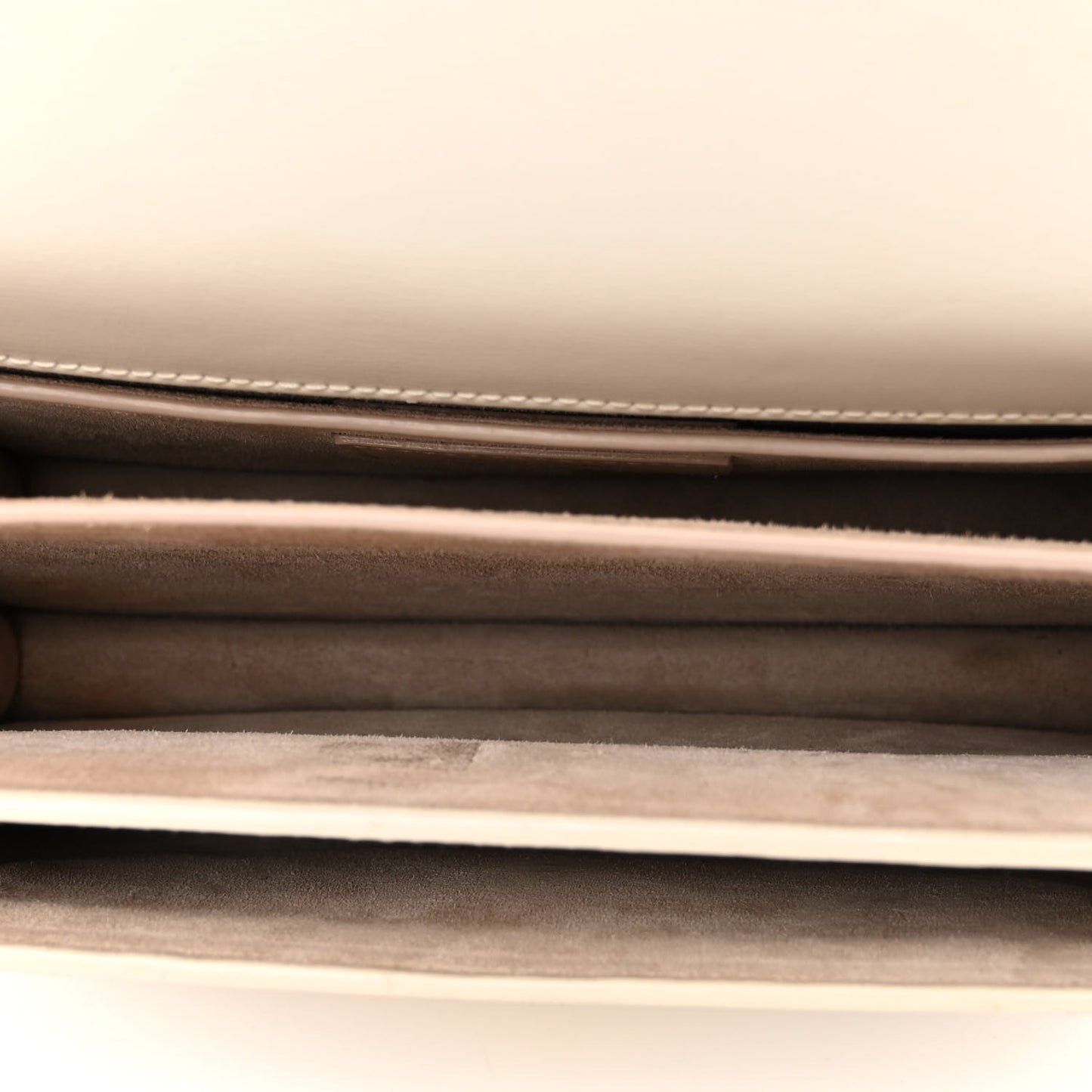 Smooth Calfskin Medium Monogram Sunset Satchel Blanc Vintage
