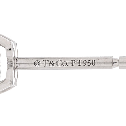 Tiffany Platinum Diamond .19ct Mini Victoria Earrings 4 of 6