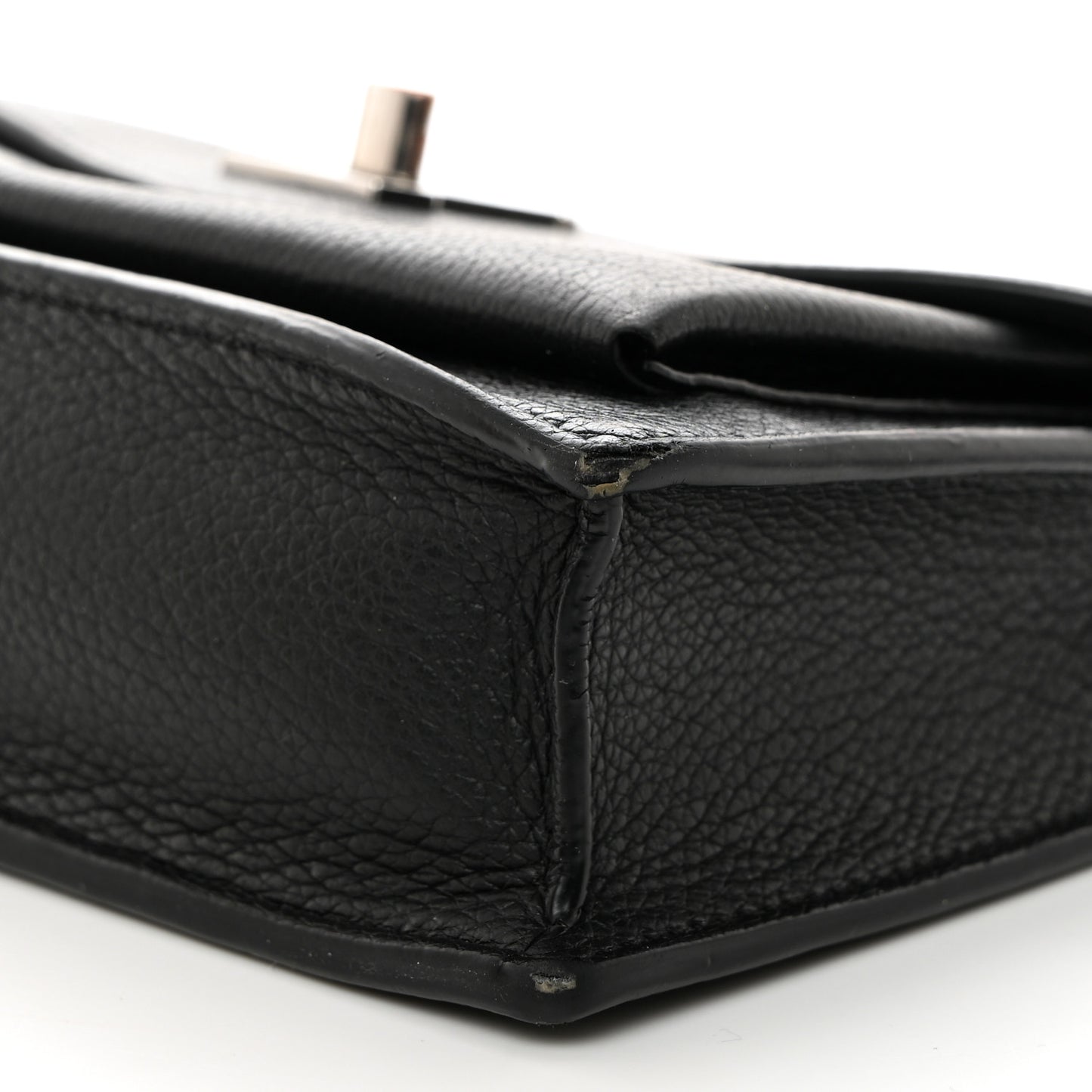 Soft Calfskin My Lockme Pochette Black