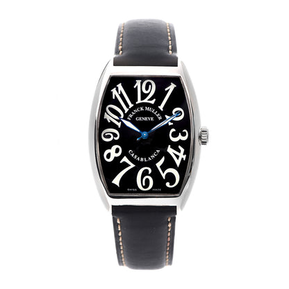 Franck Muller Stainless Steel Calfskin 34mm 6850 SC Casablanca Automatic Watch Black 6850CACB 1 of 7