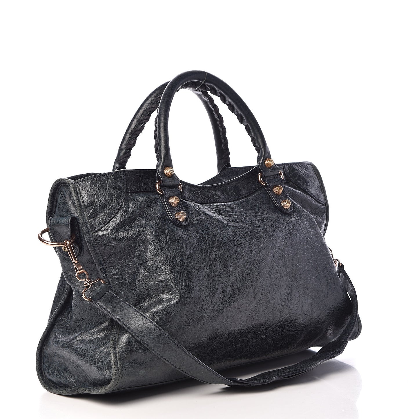 Agneau Giant 12 Rose Gold Hardware City Dark Night