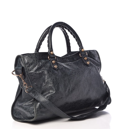 Balenciaga Agneau Giant 12 Rose Gold Hardware City Dark Night 3 of 10