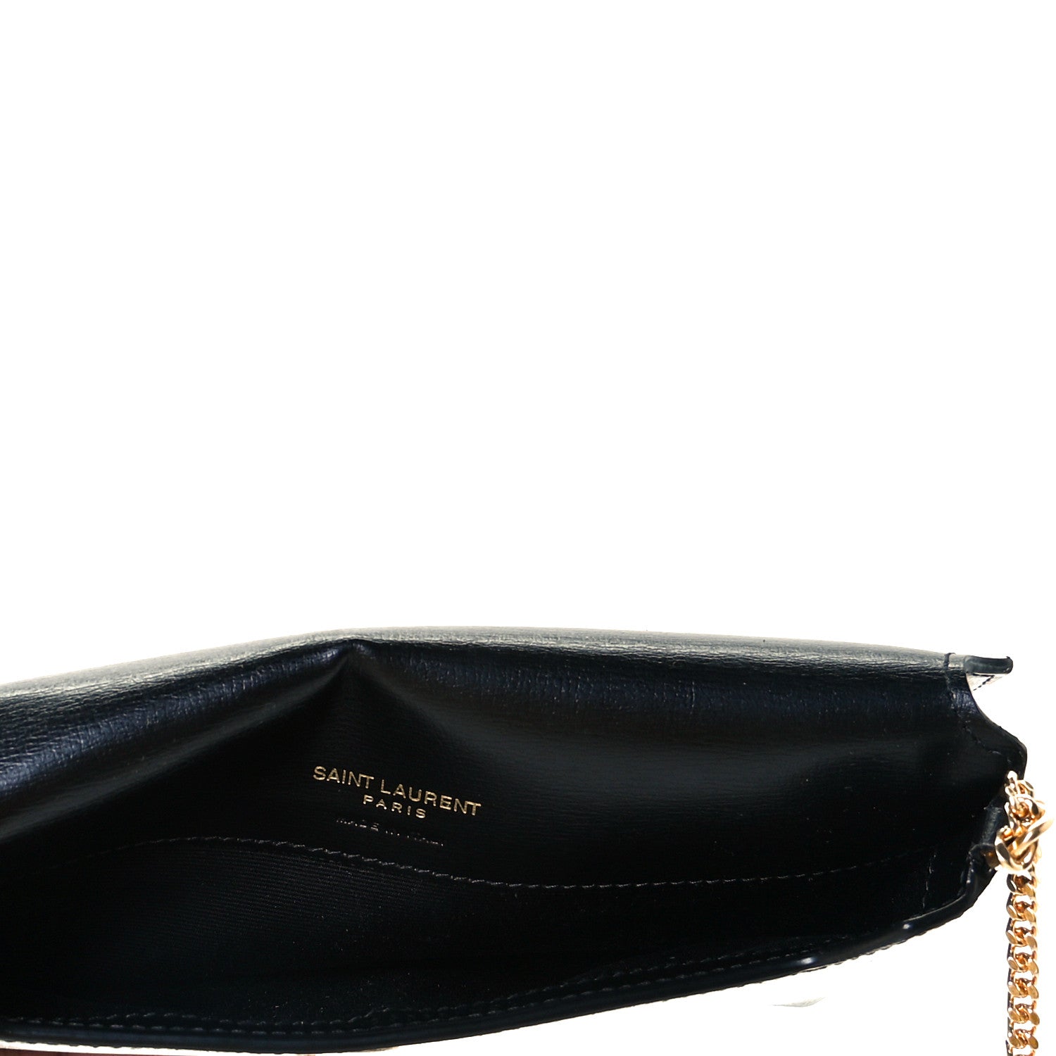 Saint Laurent Smooth Calfskin Monogram Phone Holder Crossbody Black 7 of 8