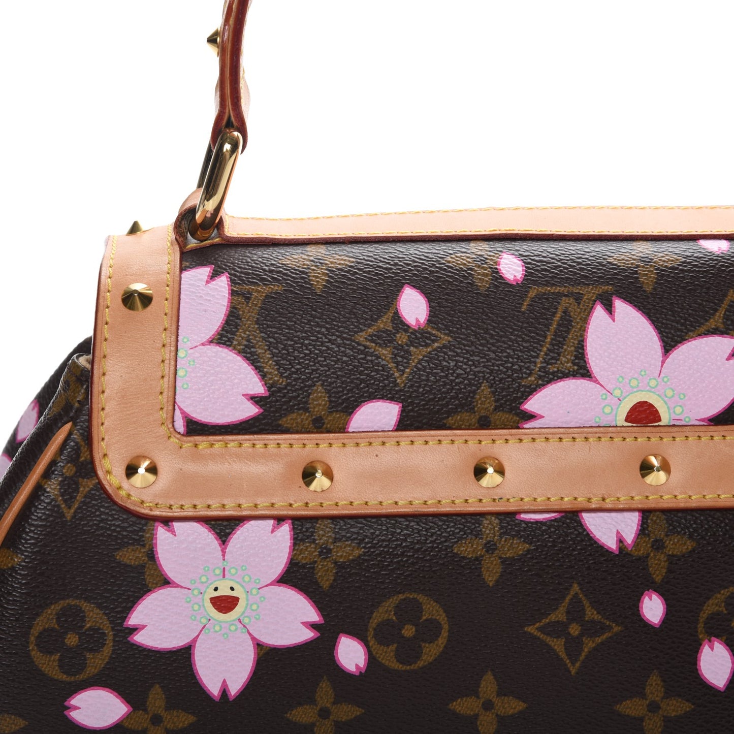 Monogram Cherry Blossom Sac Retro Bag Brown