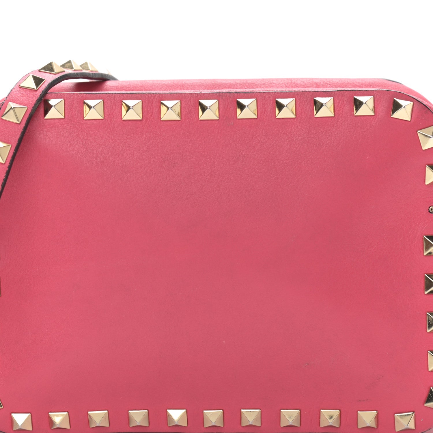 Valentino Garavani Calfskin Rockstud Camera Crossbody Bag Deep Rose 11 of 12