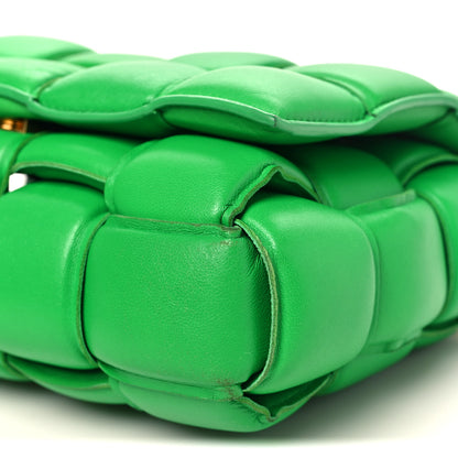 Bottega Veneta Lambskin Maxi Intreccio Padded Chain Cassette Crossbody Bag Racing Green 10 of 10