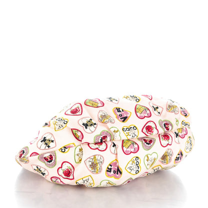 Chanel Canvas Coco Hearts Shoulder Bag Pink 4 of 7