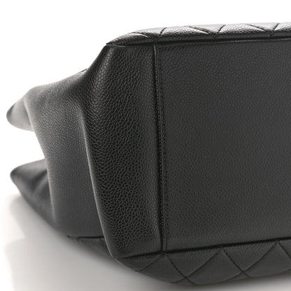 Chanel Caviar Quilted Grand Shopping Tote GST Black 9 of 12