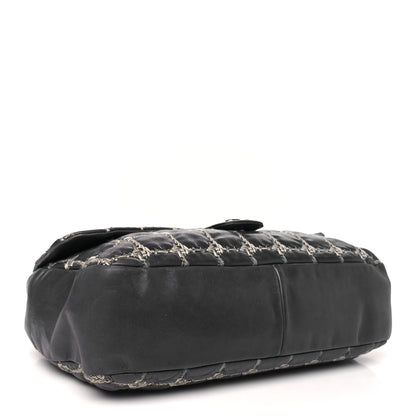 Chanel Lambskin Tweed Double Stitch Maxi Flap Grey 4 of 10