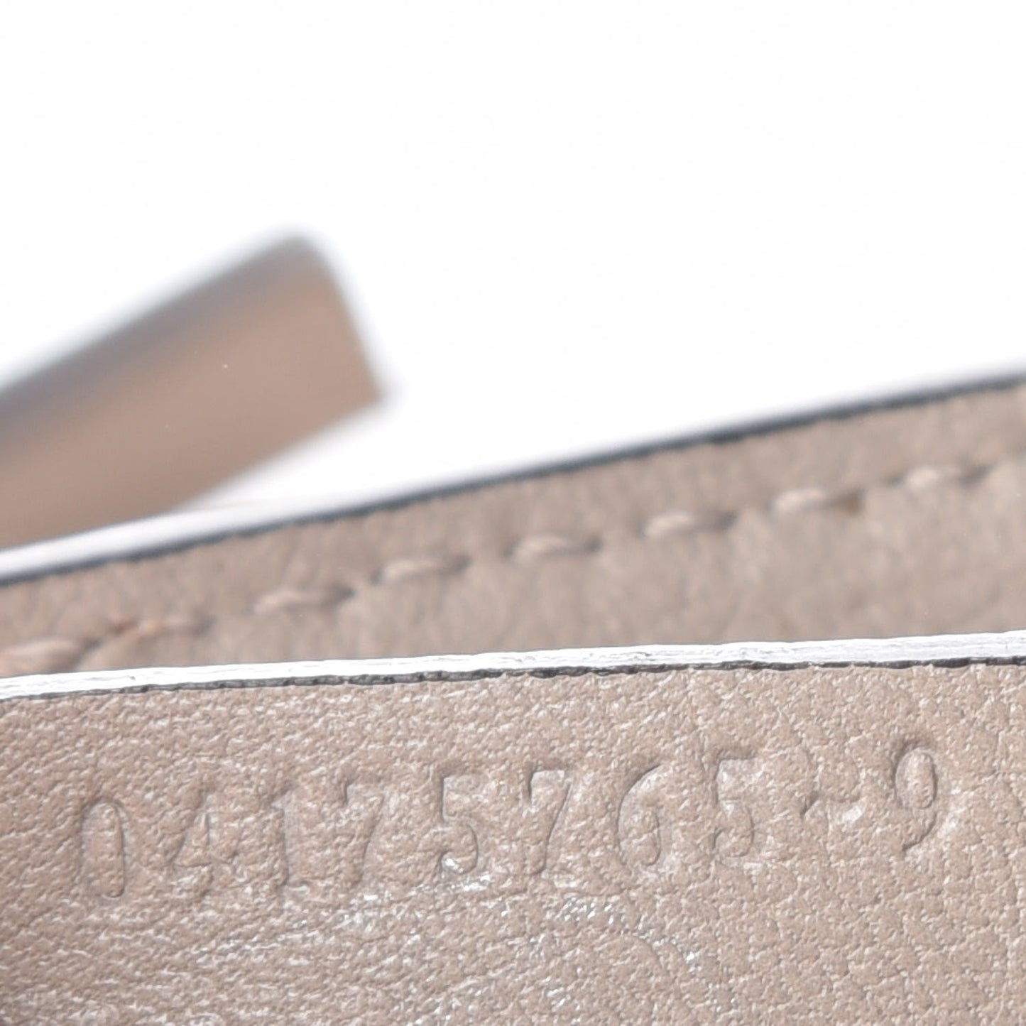 Suede Calfskin Mini Faye Backpack Motty Grey