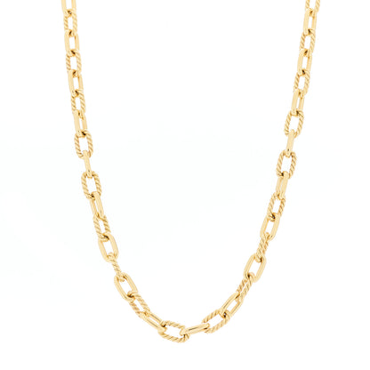 David Yurman 18K Yellow Gold 6mm Madison Chain Necklace 1 of 5