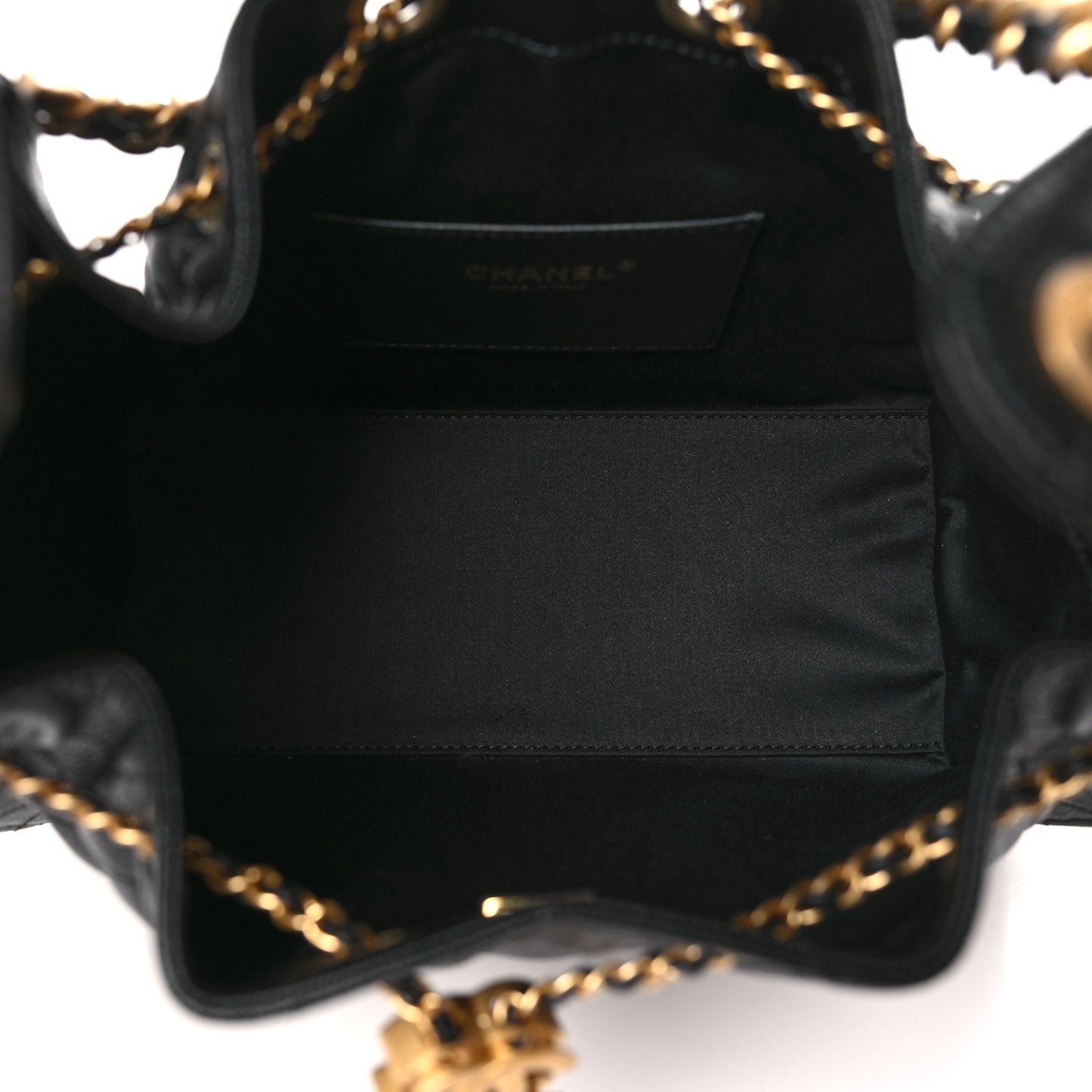 Caviar Quilted Small Chanel 25 Handbag Black
