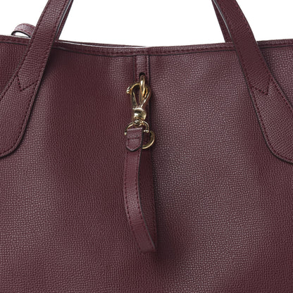 Burberry Grainy Calfskin Medium Honeybrook Tote Dark Plum 13 of 13