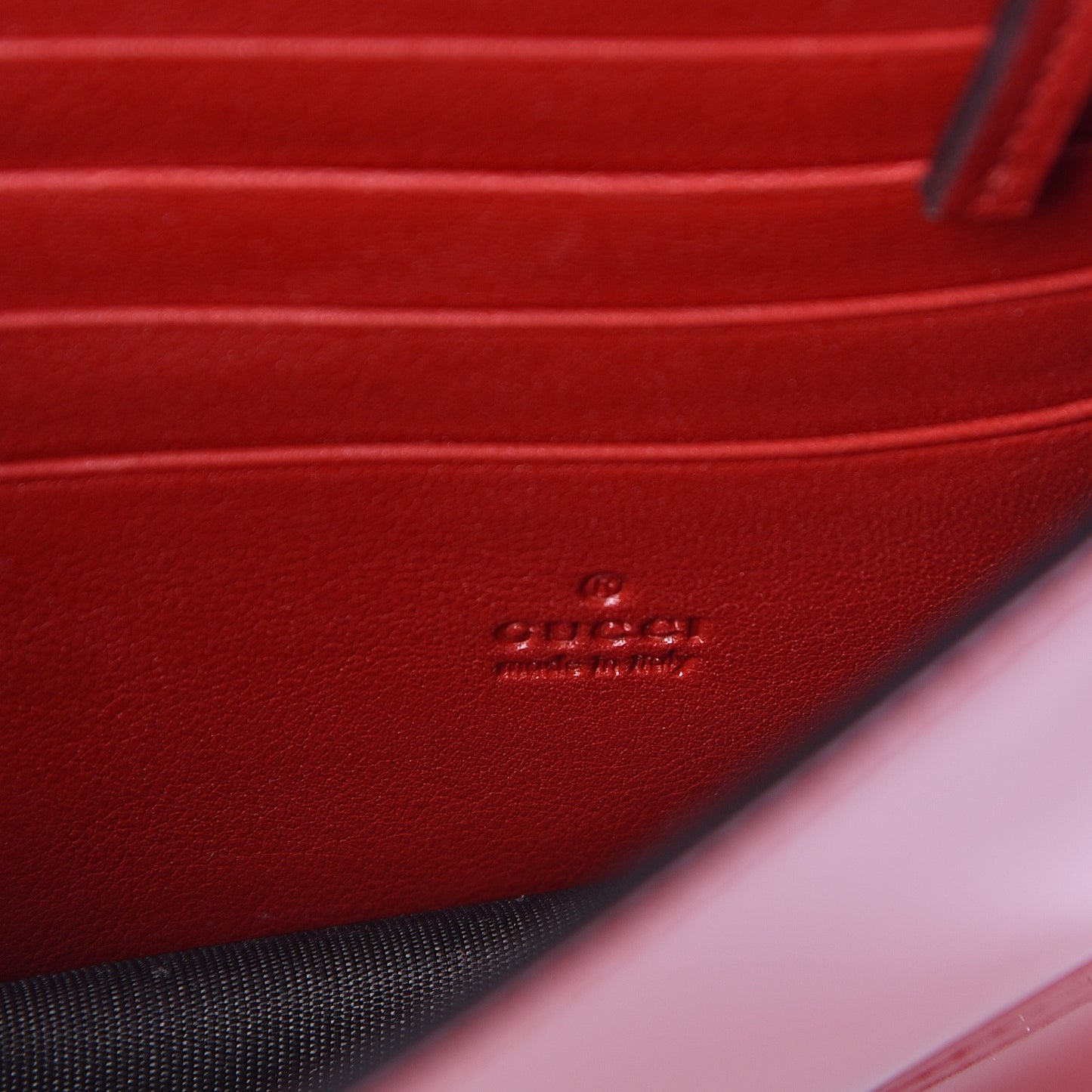 Shade Lux Calfskin Icon Wallet Hibiscus Red