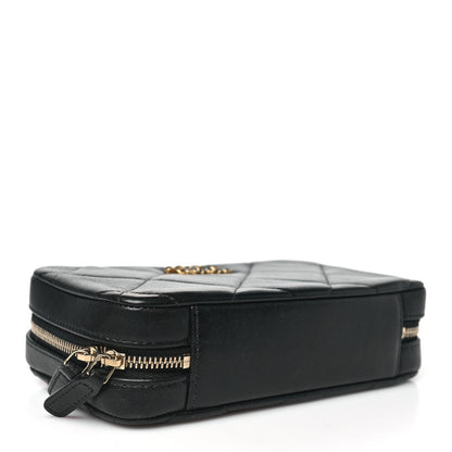 Chanel Lambskin Quilted Chanel 19 Camera Crossbody Case Black 4 of 10