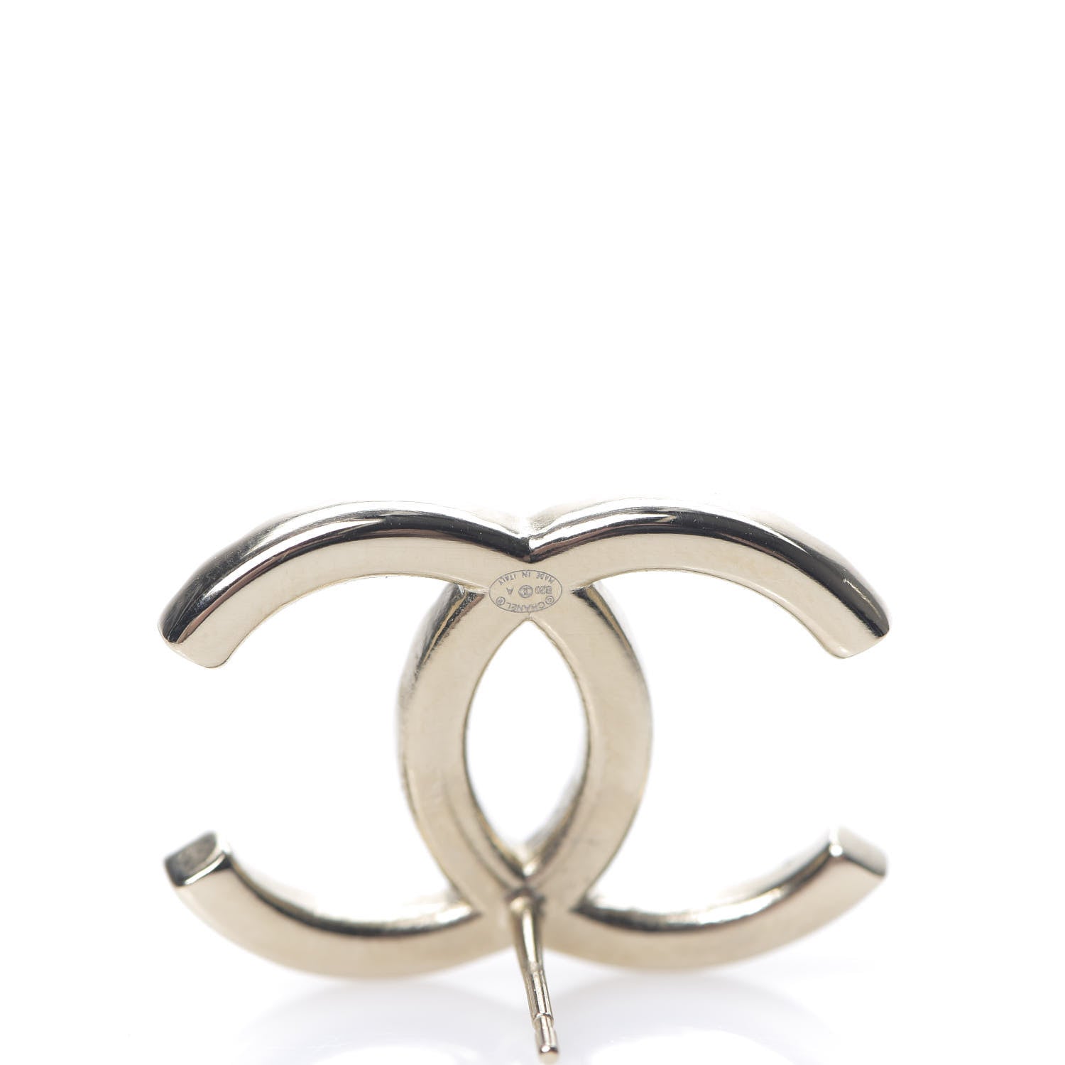 Chanel Baguette Crystal High Society CC Earrings Gold 4 of 5