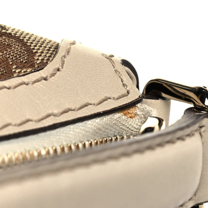 Gucci Monogram Web Medium Mayfair Hobo Tote Off White 15 of 19