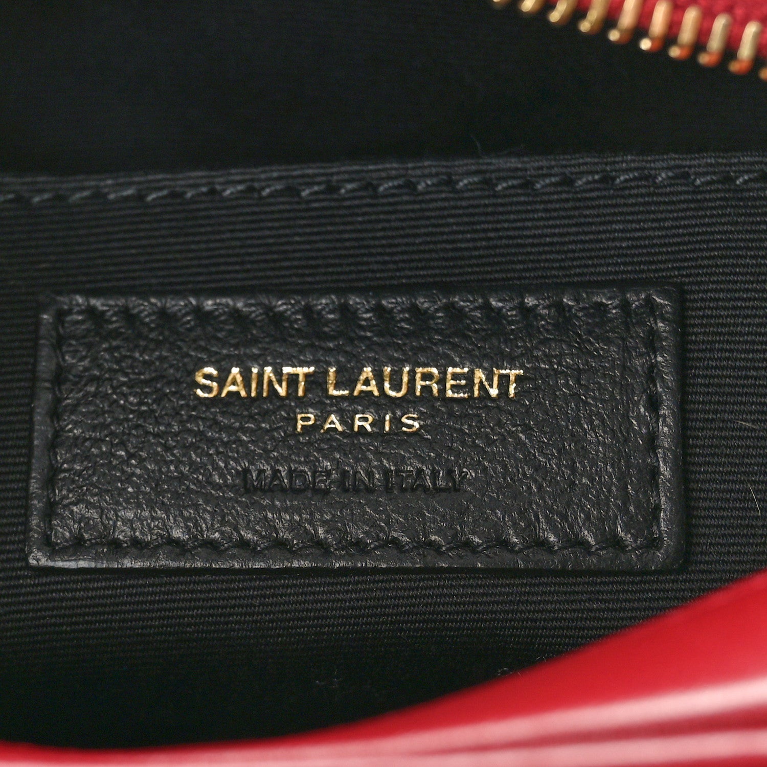 Saint Laurent Calfskin Matelasse Monogram Lou Camera Bag Opyum Red 6 of 10