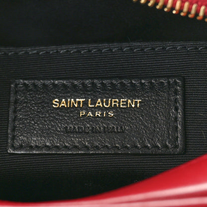 Saint Laurent Calfskin Matelasse Monogram Lou Camera Bag Opyum Red 6 of 10