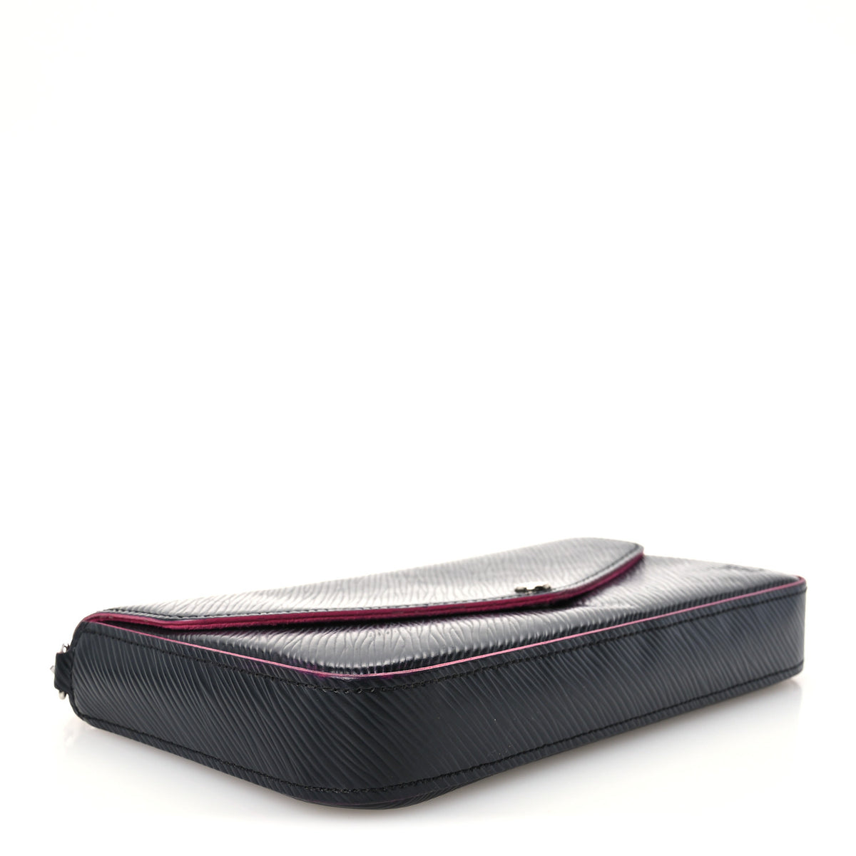 Louis Vuitton Epi Pochette Felicie Black Hot Pink 5 of 13
