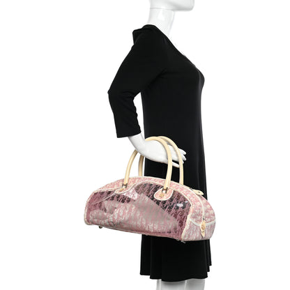 Christian Dior Monogram PVC Bowler Pink 2 of 19
