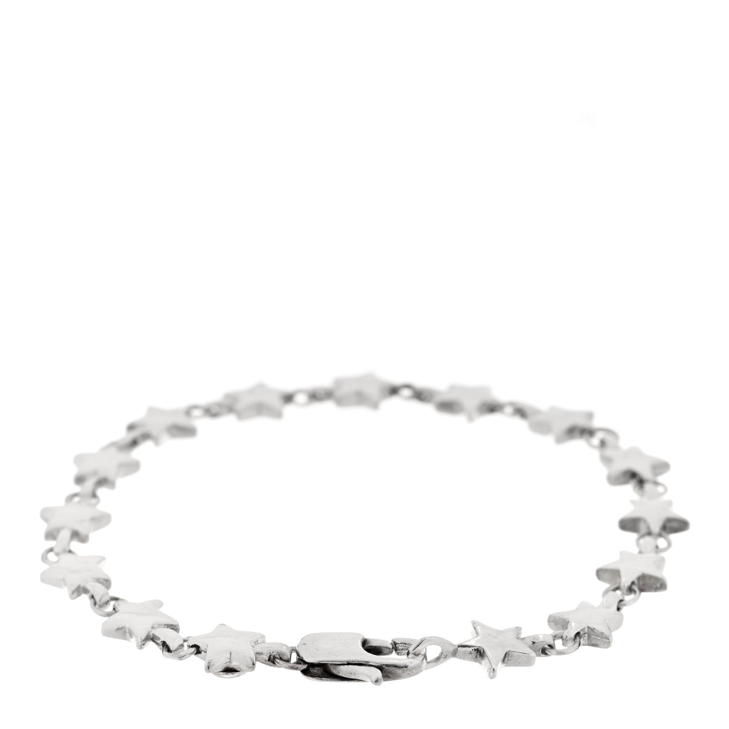 Tiffany Sterling Silver Chain of Stars Bracelet 2 of 4