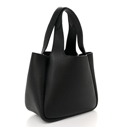 Prada Vitello Daino Soft Mini Dynamique Tote Black 2 of 9