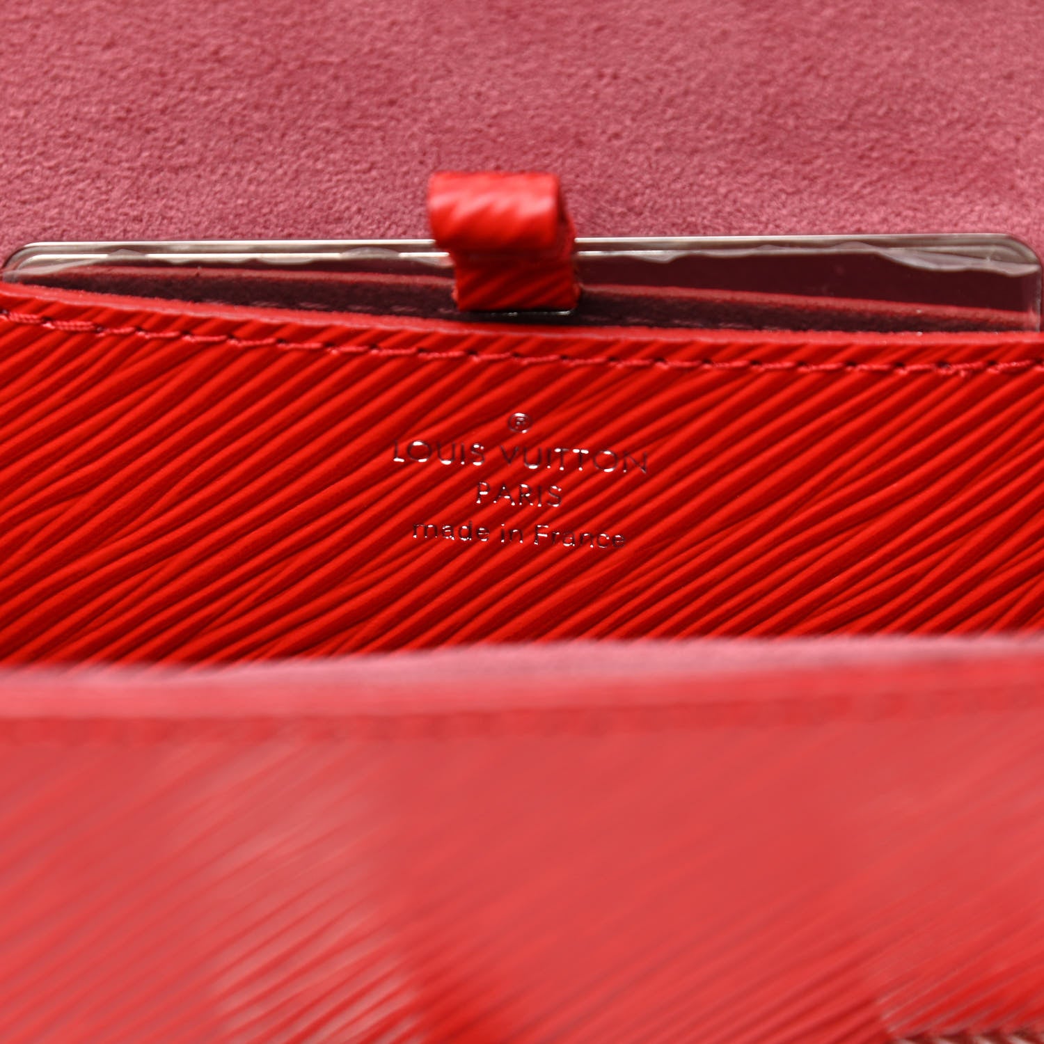 Louis Vuitton Epi Twist Shoulder Bag MM Coquelicot 6 of 8