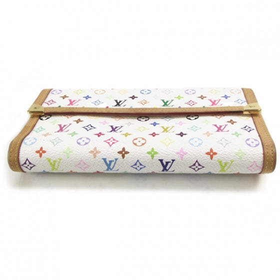 Louis Vuitton White Multicolor PTI Wallet 4 of 9