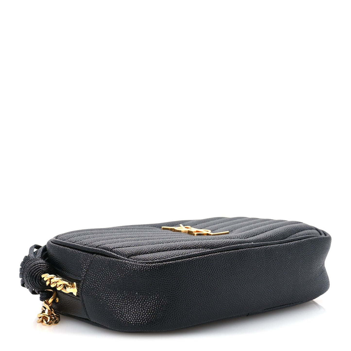 Grain De Poudre Matelasse Monogram Mini Lou Camera Bag Black