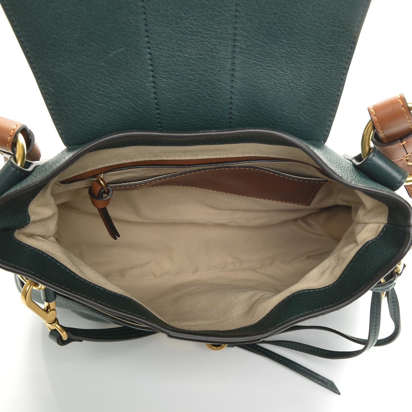 Lambskin Small Lexa Shoulder Bag Intense Green