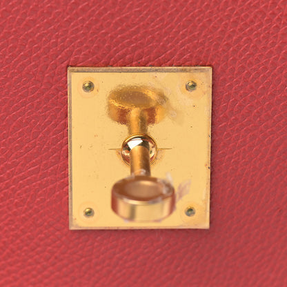 Hermes Epsom Birkin 35 Rouge Casaque 23 of 43