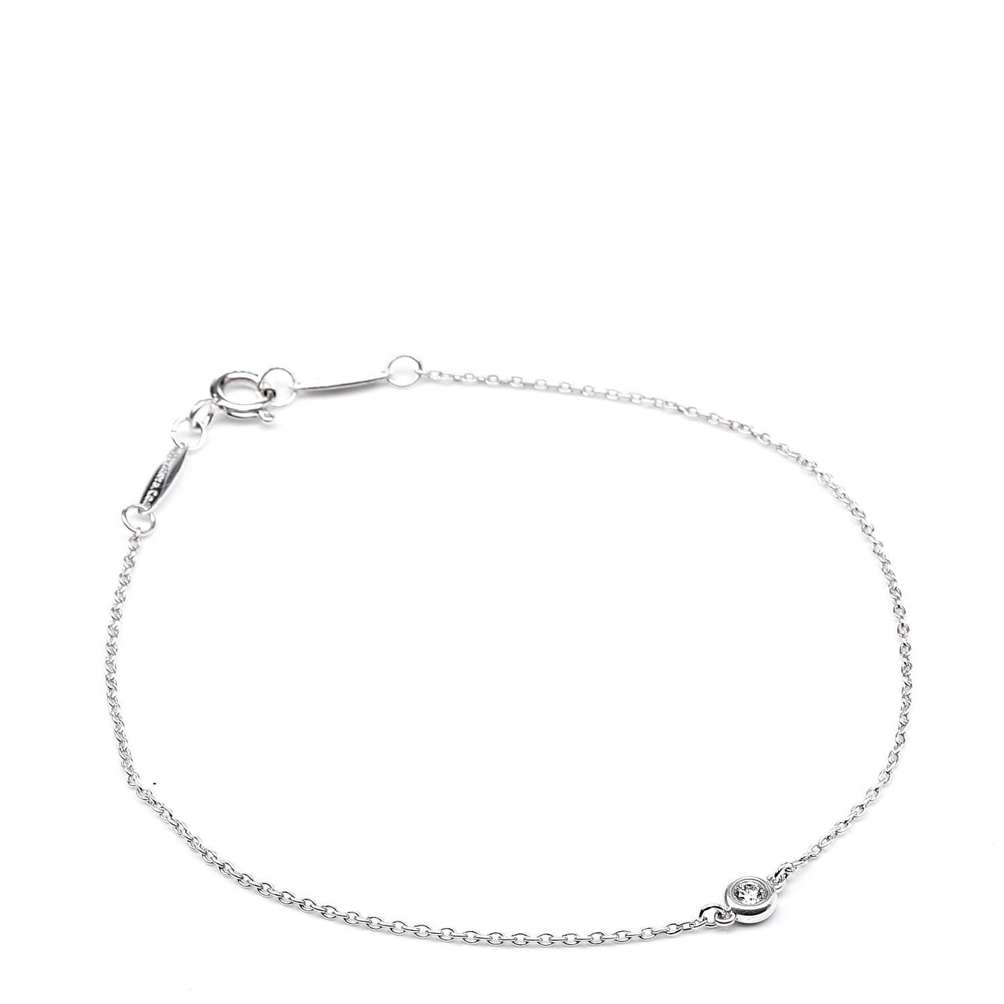 Sterling Silver Diamond .05ct Elsa Peretti Diamonds by the Yard Bracelet