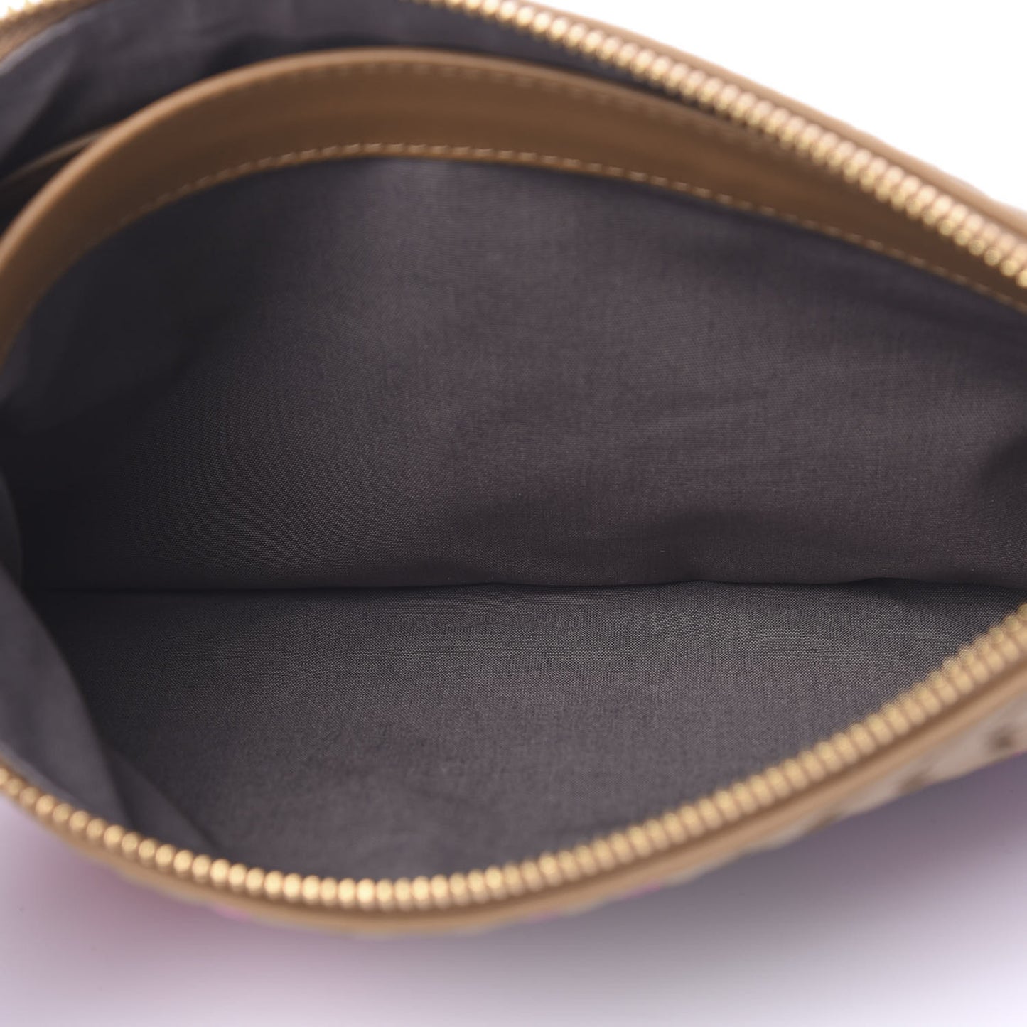 Nappa Intrecciato Pouch Brown