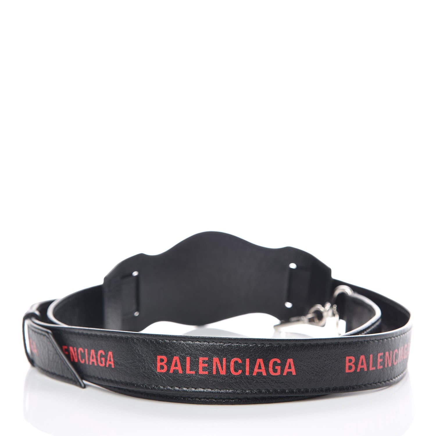 Balenciaga Agneau Classic Hardware Logo Shoulder Strap Black 4 of 4