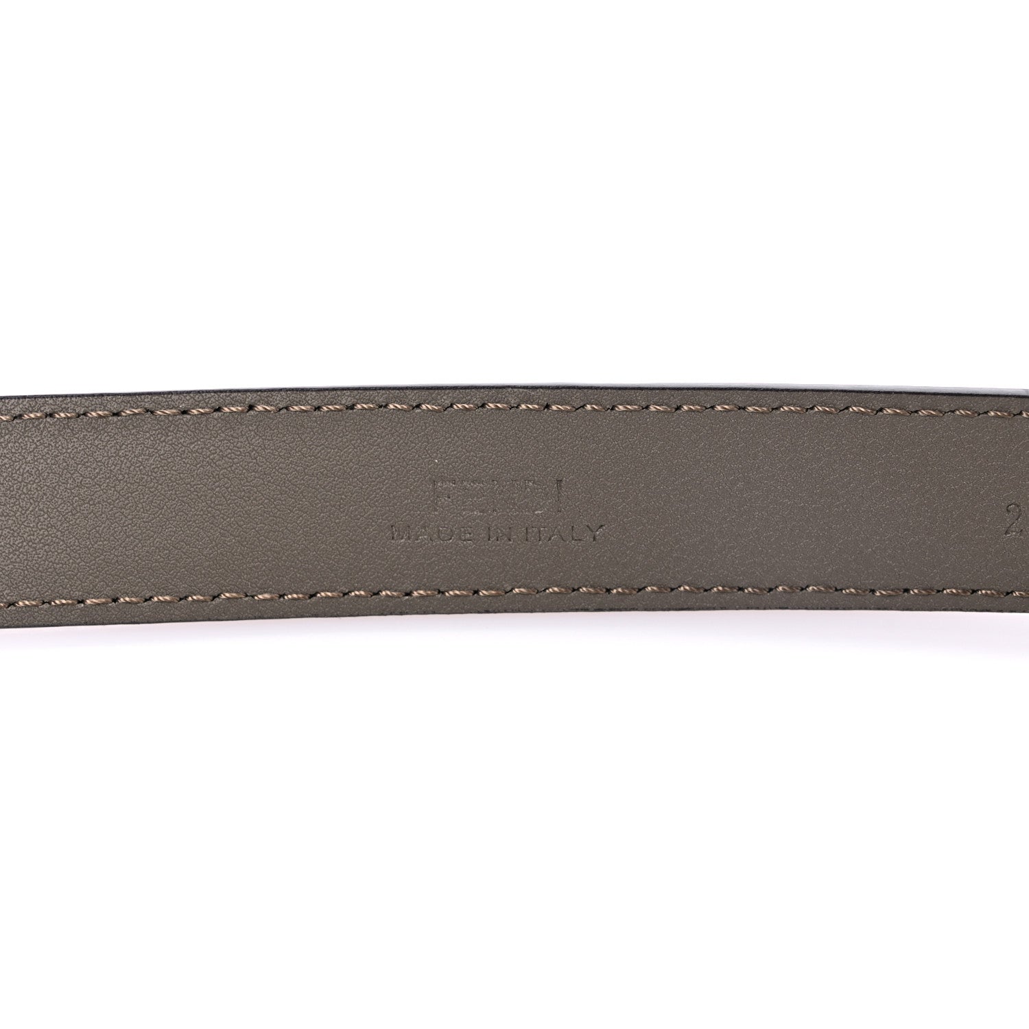 Fendi Vitello King FF 2CM Belt 90 36 Grey 3 of 6