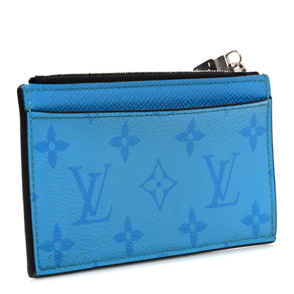 Louis Vuitton Taigarama Coin Card Holder Blue Lagoon 3 of 8