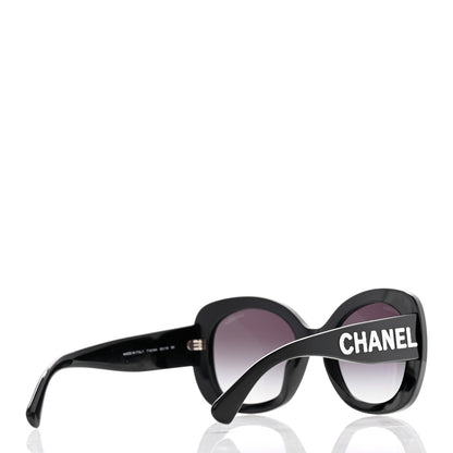 Chanel Acetate Sunglasses 71414A Black 4 of 11