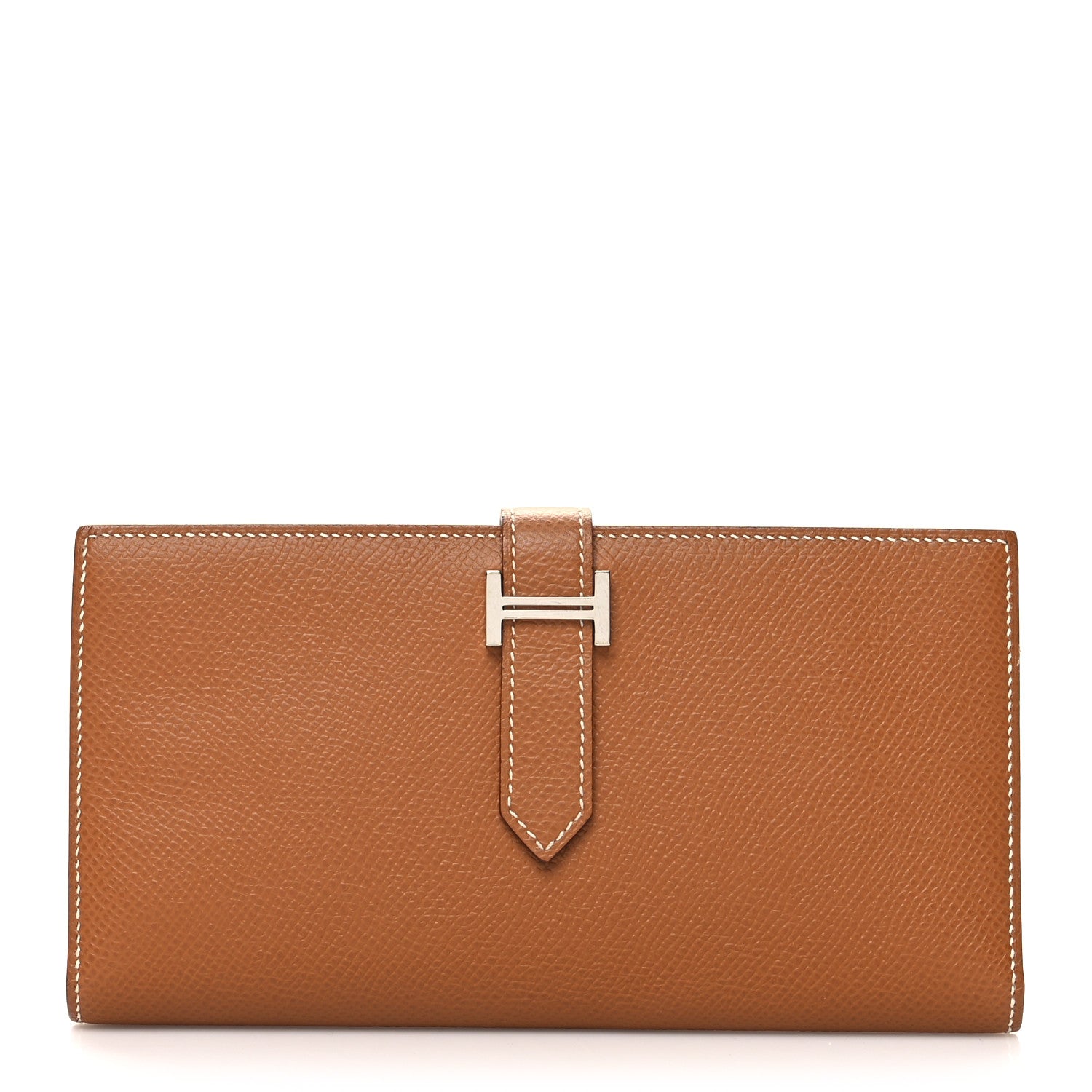 Hermes Epsom Bearn Gusset Wallet Gold 1 of 9