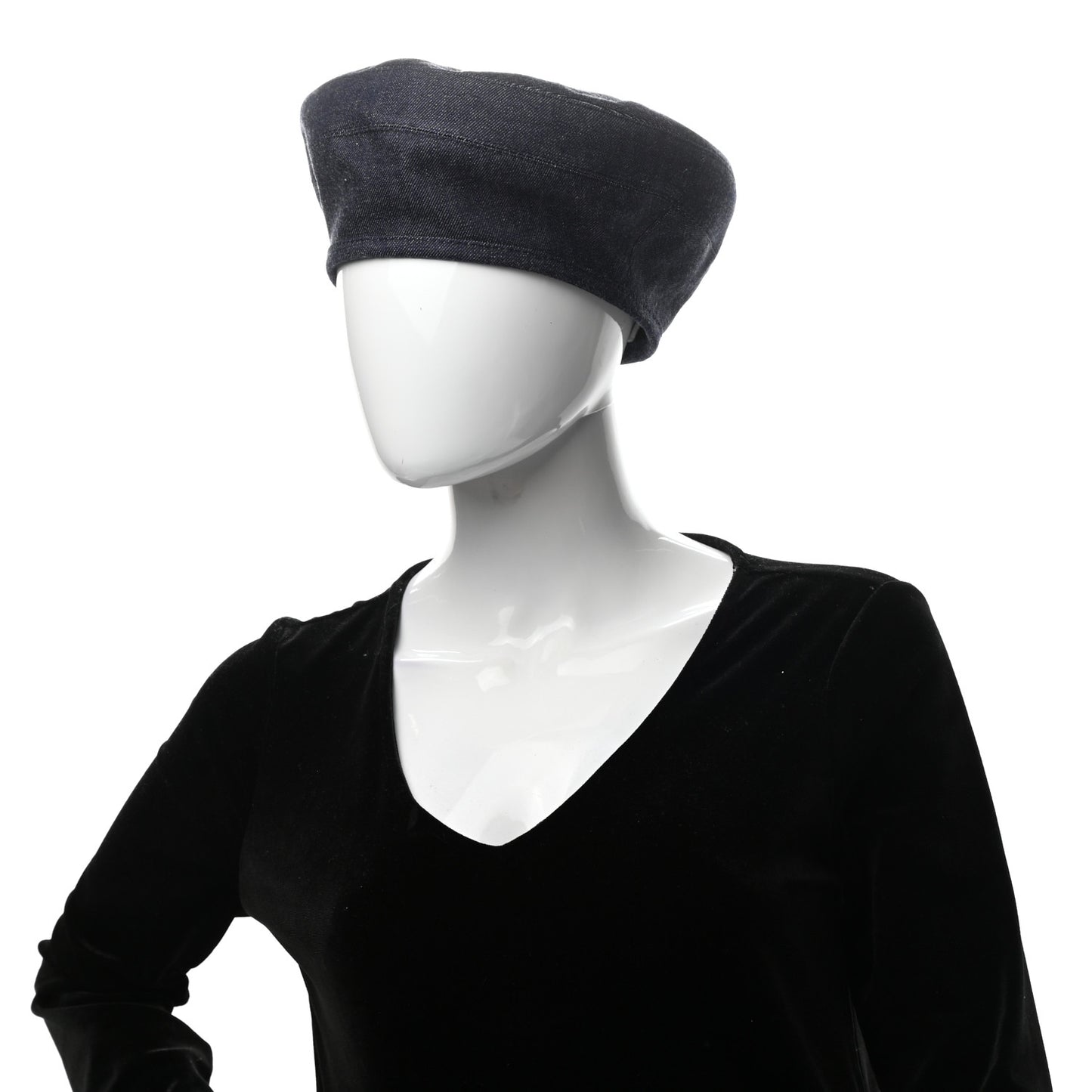 Denim Saint-Honore Beret 56 Indigo
