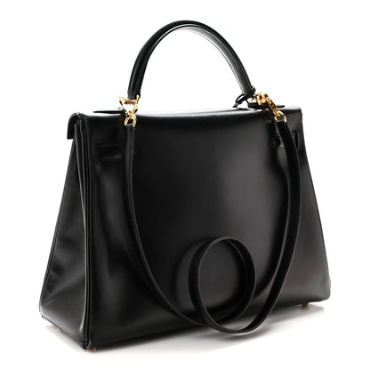 Hermes Box Kelly Retourne 32  Black 3 of 10