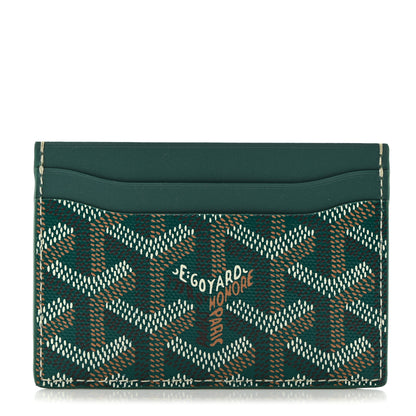 Goyard Goyardine Saint Sulpice Card Holder Green 1 of 7
